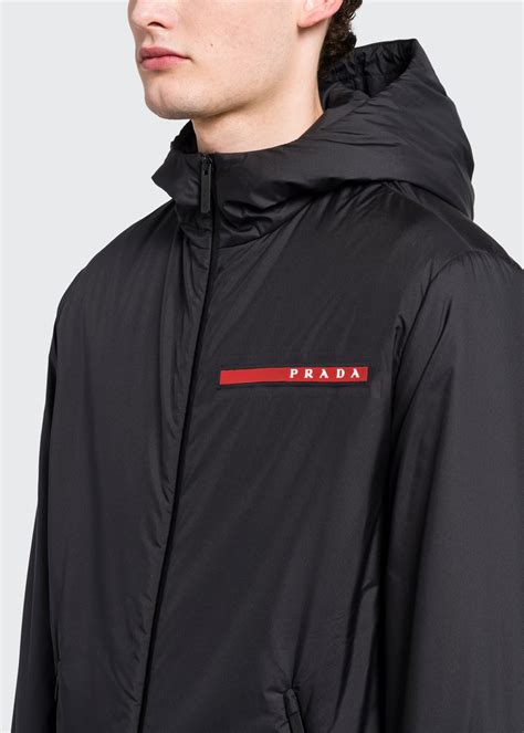 prada rain jacket men's|prada jacket men denim.